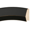 Lombardia Rectangle Frame # 486 Arc Sample - Rubbed Black