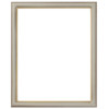 Hamilton Rectangle Frame # 551 - Taupe with Gold Lip