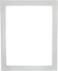 Manhattan Rectangle Frame # 851 - Bright Silver