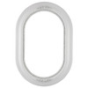 Boston Oblong Frame #457 - Linen White