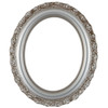 Venice Oval Frame # 454 - Silver Shade