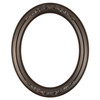 Florence Oval Frame #461 - Rubbed Bronze