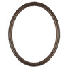 Virginia Oval Frame #553 - Rubbed Bronze