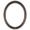 Jefferson Oval Frame #601 - Rubbed Bronze