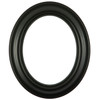 Heritage Oval Frame # 458 - Matte Black