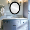 Huntington Lifestyle 2 Oval Mirror Frame in Rubbed Black