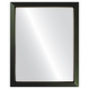 Regatta Flat Rectangle Mirror Frame in Matte Black