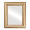 Lancaster Flat Rectangle Mirror Frame in Gold Spray