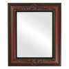 Winchester Flat Rectangle Mirror Frame in Vintage Cherry