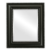 Somerset Beveled Rectangle Mirror Frame in Gloss Black