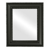 Somerset Flat Rectangle Mirror Frame in Matte Black