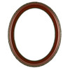 Kensington Oval Frame # 401 - Rosewood