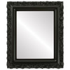 Venice Flat Rectangle Mirror Frame in Gloss Black