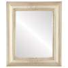 Boston Flat Rectangle Mirror Frame in Taupe