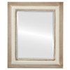 Heritage Beveled Rectangle Mirror Frame in Taupe