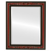 Florence Beveled Rectangle Mirror Frame in Vintage Cherry