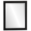 Vienna Beveled Rectangle Mirror Frame in Matte Black