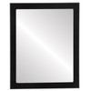 Vienna Flat Rectangle Mirror Frame in Matte Black