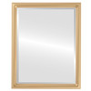 Saratoga Beveled Rectangle Mirror Frame in Gold Spray