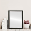 Saratoga Lifestyle Rectangle Mirror Frame in Matte Black