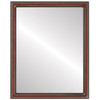 Saratoga Flat Rectangle Mirror Frame in Vintage Cherry