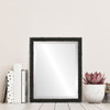 Virginia Lifestyle Rectangle Mirror Frame in Gloss Black