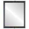 Contessa Flat Rectangle Mirror Frame in Royal Blue