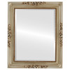 Versailles Beveled Rectangle Mirror Frame in Silver