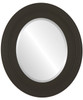 Palomar Beveled Oval Mirror Frame in Stone Brown