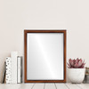 Toronto Lifestyle Rectangle Mirror Frame in Walnut