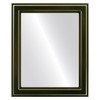 Wright Flat Rectangle Mirror Frame in Gloss Black