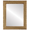 Monticello Flat Rectangle Mirror Frame in Gold Spray