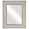 Montreal Beveled Rectangle Mirror Frame in Taupe