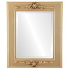 Ramino Beveled Rectangle Mirror Frame in Gold Spray
