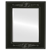 Ramino Beveled Rectangle Mirror Frame in Matte Black