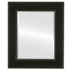 Paris Beveled Rectangle Mirror Frame in Matte Black