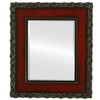 Williamsburg Beveled Rectangle Mirror Frame in Vintage Cherry