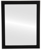 Manhattan Flat Rectangle Mirror Frame in Matte Black