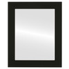 Soho Flat Rectangle Mirror Frame in Matte Black