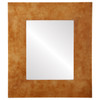 Ashland Flat Rectangle Mirror Frame in Burnished Gold