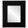 Tribeca Flat Rectangle Mirror Frame in Rubbed Black