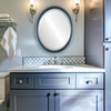 Pasadena Lifestyle 2 Oval Mirror Frame in Royal Blue