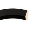 Veneto Oval Frame # 485 Arc Sample - Matte Black