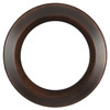 Lombardia Round Frame # 486 - Rubbed Bronze