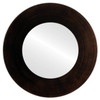 Boulevard Flat Mirror in Rubbed Bronze