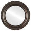 Venice Flat Mirror in Rubbed Bronze