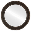 Monticello Flat Mirror in Rubbed Bronze