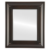 Imperial Beveled Rectangle Mirror Frame in Rubbed Bronze