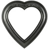 Winchester Heart Picture Frame - Black Silver