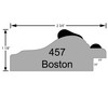 Boston Rectangle Profile Drawing
